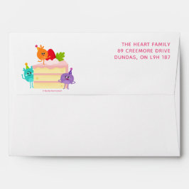 Super eenvoudig | Bumble Nums Verjaardagstaart Envelop