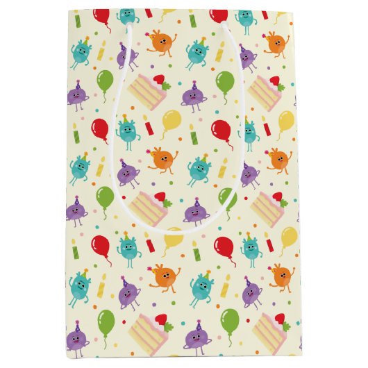 Super eenvoudig | Bumble Nums Verjaardagstaart Pat Medium Cadeauzakje (Voorkant)