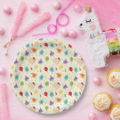 Super eenvoudig | Bumble Nums Verjaardagstaart Pat Papieren Bordje (Feest)