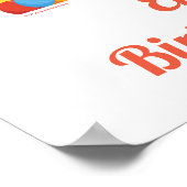 Super eenvoudig | Finny the Shark Confetti Verjaar Poster (Hoek)