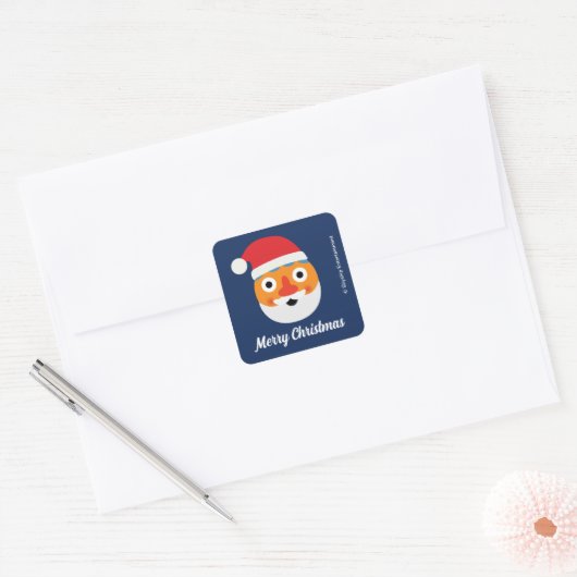 Super eenvoudig | Holiday Noodle Vierkante Sticker (Envelop)