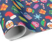Super eenvoudig | Noodle & Pals vakantiepatroon Cadeaupapier (Rol Hoek)