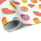Super eenvoudig | Noodle & Pals Watermelon Party Cadeaupapier (Rol Hoek)