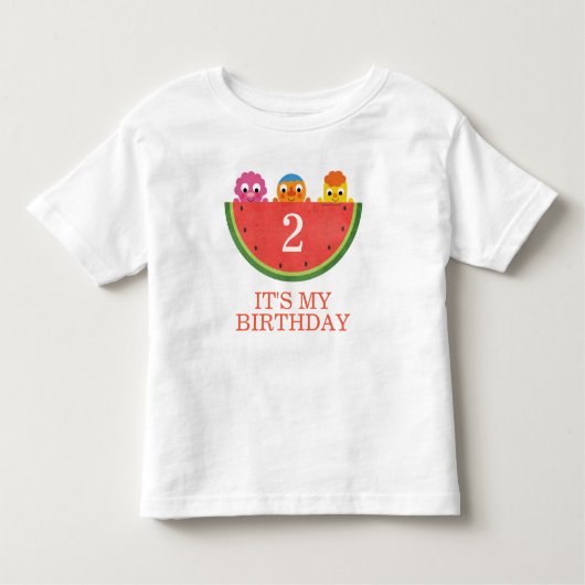 Super eenvoudig | Noodle & Pals Watermelon Party Kinder Shirts (Voorkant)