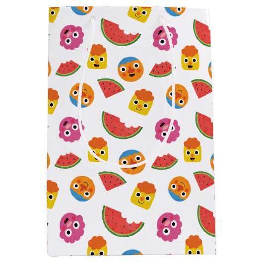 Super eenvoudig | Noodle & Pals Watermelon Party Medium Cadeauzakje (Voorkant)