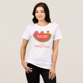 Super eenvoudig | Noodle & Pals Watermelon Party Tri-Blend Shirt (Voorkant volledig)