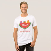 Super eenvoudig | Noodle & Pals Watermelon Party Tri-Blend Shirt (Voorkant volledig)