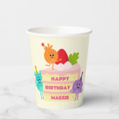 Super eenvoudig | Nums Space verjaardagstaart Papieren Bekers (Links)