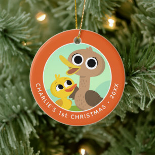 Super eenvoudige liedjes 5 kleine eendjes 1e ker keramisch ornament