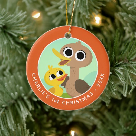 Super eenvoudige liedjes | 5 kleine eendjes 1e ker keramisch ornament (Boom)