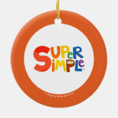 Super eenvoudige liedjes | 5 kleine eendjes 1e ker keramisch ornament (Achterkant)