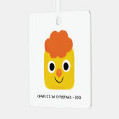 Super eenvoudige liedjes | Aangepaste Cheesy eerst Metalen Ornament (Voorkant links)