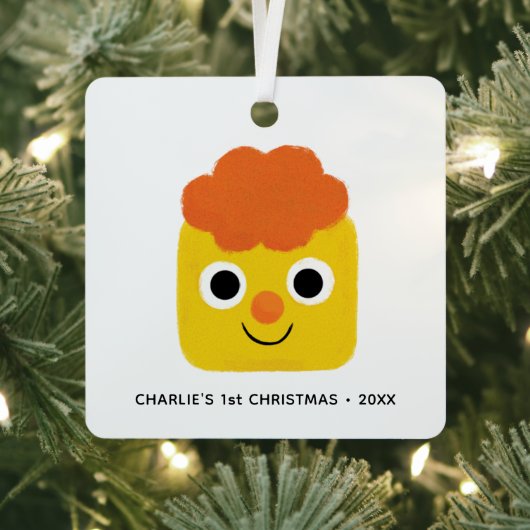 Super eenvoudige liedjes | Aangepaste Cheesy eerst Metalen Ornament (Insitu)