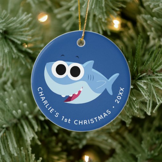 Super eenvoudige liedjes | Aangepaste Finny eerste Keramisch Ornament (Boom)