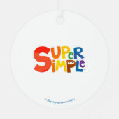 Super eenvoudige liedjes | Aangepaste Finny eerste Metalen Ornament (Achterkant)