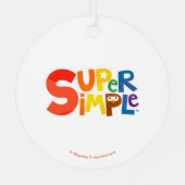 Super eenvoudige liedjes | Custom Blossom 1st Chri Metalen Ornament (Achterkant)