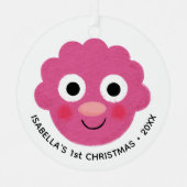 Super eenvoudige liedjes | Custom Blossom 1st Chri Metalen Ornament (Voorkant)