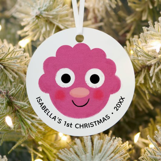 Super eenvoudige liedjes | Custom Blossom 1st Chri Metalen Ornament (Insitu)