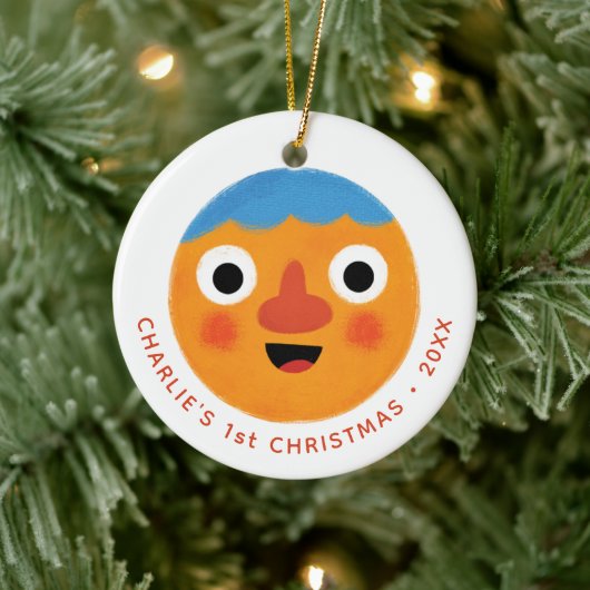 Super eenvoudige liedjes | Custom noedel eerste ke Keramisch Ornament (Boom)