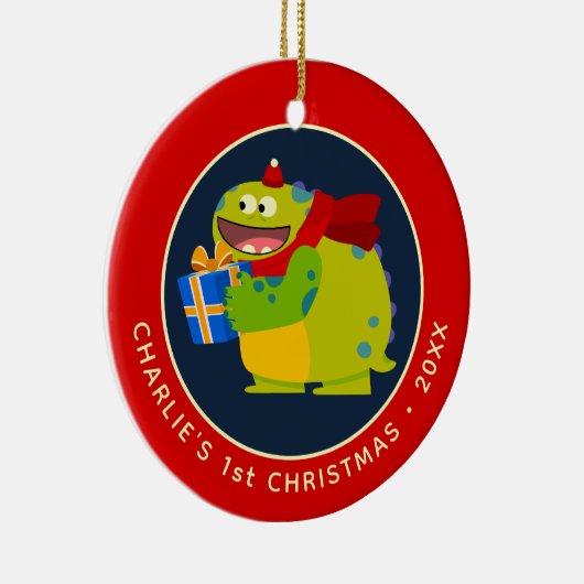 Super eenvoudige liedjes Hugo Rhymington Holiday Keramisch Ornament (Rechts)