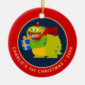 Super eenvoudige liedjes Hugo Rhymington Holiday Keramisch Ornament (Voorkant)