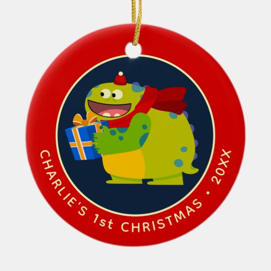 Super eenvoudige liedjes Hugo Rhymington Holiday Keramisch Ornament (Voorkant)