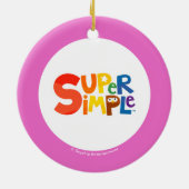 Super eenvoudige liedjes Jimmy Rhymington Holiday Keramisch Ornament (Achterkant)