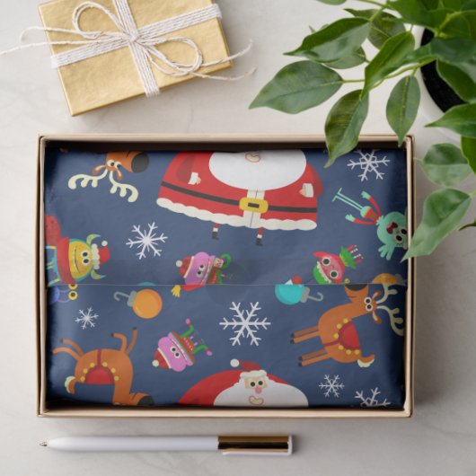 Super eenvoudige noedel en vrienden vakantie tissuepapier (Geschenk)