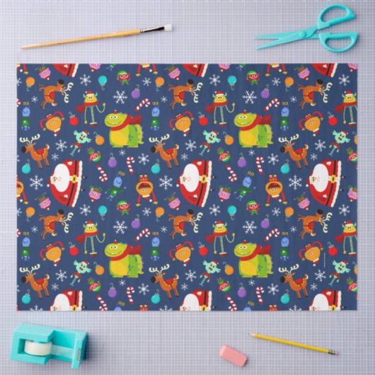 Super eenvoudige noedel en vrienden vakantie tissuepapier (Craft)