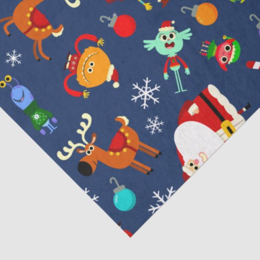 Super eenvoudige noedel en vrienden vakantie tissuepapier (Detail)