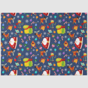 Super eenvoudige noedel en vrienden vakantie tissuepapier