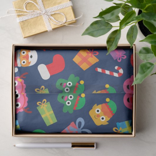 Super eenvoudige noedel en vrienden vakantie tissuepapier (Geschenk)