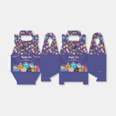 Super eenvoudige personages feestelijke verjaardag bedankdoosjes (Uitgevouwen)