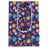 Super eenvoudige tekens Verjaardagspatroon Medium Cadeauzakje (Achterkant)