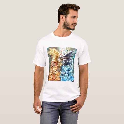 Super Element Dragon T-shirt (Voorkant volledig)