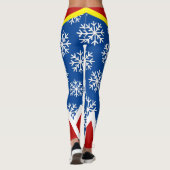 SUPER ELF! Sneeuwvlokken Leggings (Achterkant)