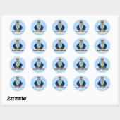 Super Employee cartoon Sticker (Vel)
