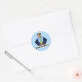 Super Employee cartoon Sticker (Envelop)