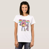Super en Echt: Anime Straatmode Duo T-shirt (Voorkant volledig)