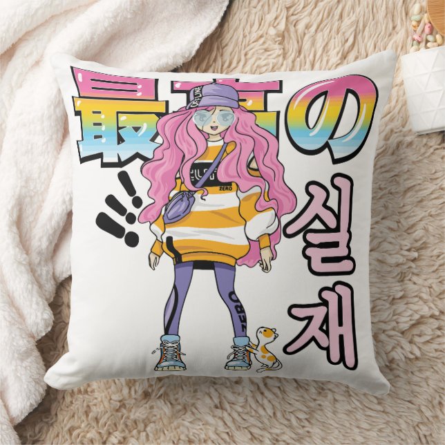 Super en Echte: Anime Straatmode Duo Kussen (Deken)