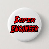 Super Engineer Ronde Button 5,7 Cm (Voorkant)