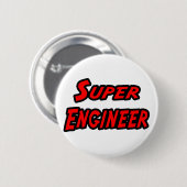 Super Engineer Ronde Button 5,7 Cm (Voorkant /achterkant)