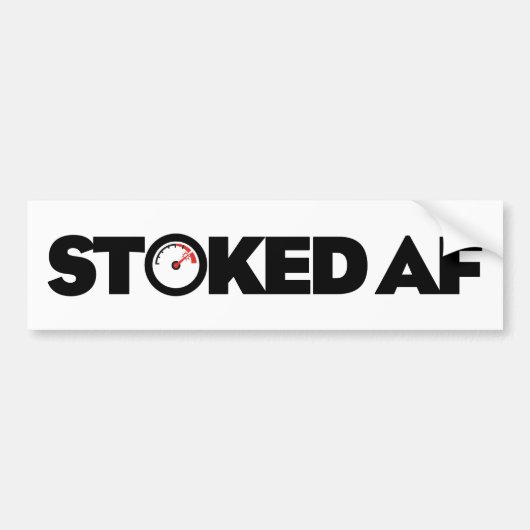 Super enthousiast bumpersticker (Voorkant)