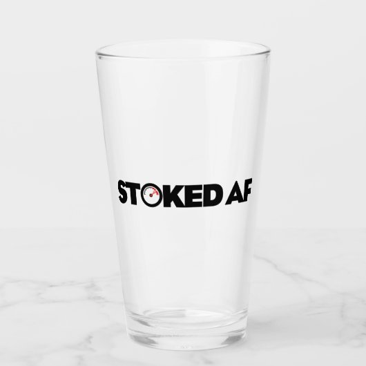 Super enthousiast glas (Voorkant)