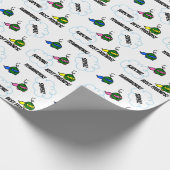 Super erwtenpapier cadeaupapier (Hoek)