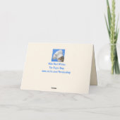 Super Excited Cat Birthday Kaart (Achterkant)