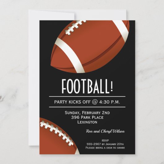 Super Fan Football spel Kaart (Voorkant)