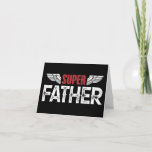 Super Father Birthday Kaart<br><div class="desc">Geef papa een speciaal cadeau op zijn verjaardag,  Vaderdag of een andere dag. Super Vader!</div>