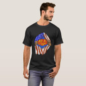 Super Fire Watch Hero-taak T-shirt (Voorkant volledig)