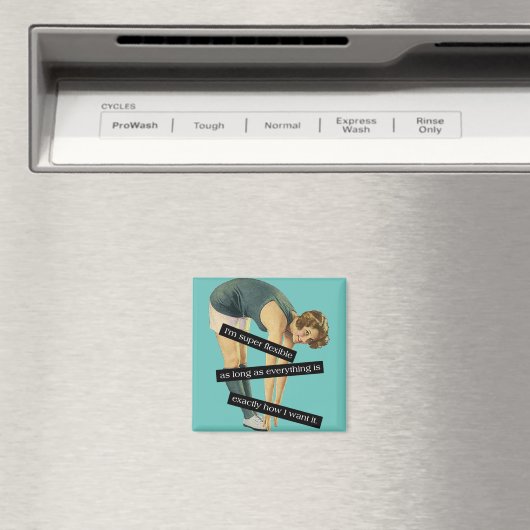 Super Flexible Funny  Magneet (Insitu (Vaatwasser))